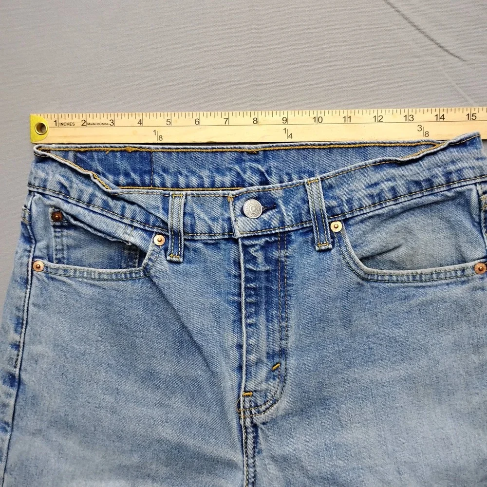 Levis 511 Slim Fit Light Wash Blue Denim Jeans Mens 32x30